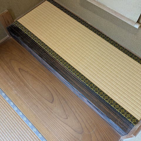 新しい床の間の畳